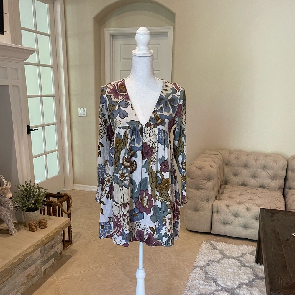 Zara floral Mini/short dress size XS